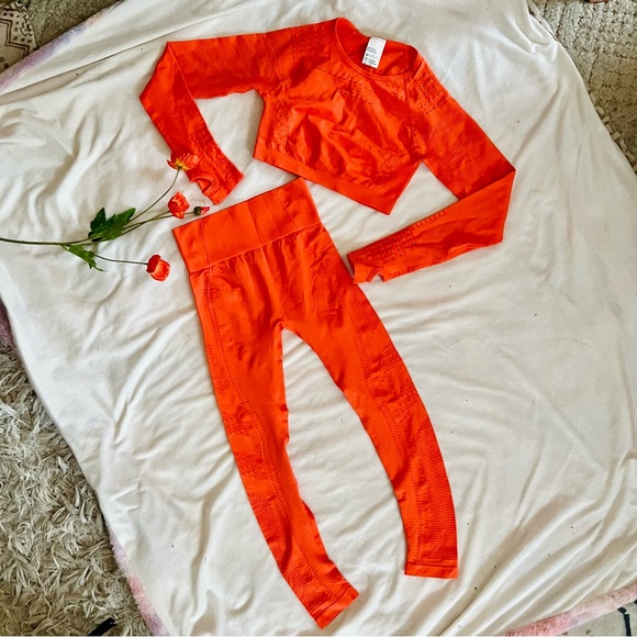 NEW Orange Athletic Set